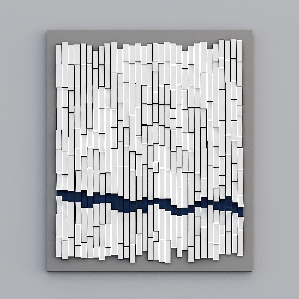 Modern side cabinet - Decorative Painting-2