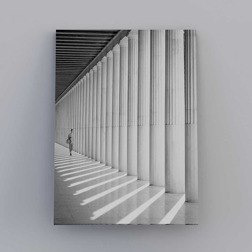 Modern side cabinet - Decorative Painting-1