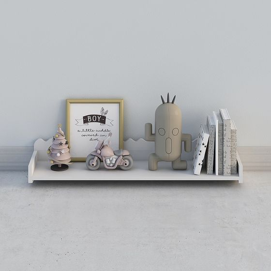 Armoire étagère combinée moderne