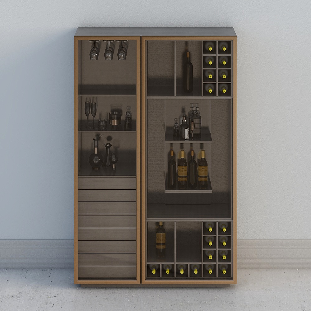 Modern wine cabinet-2