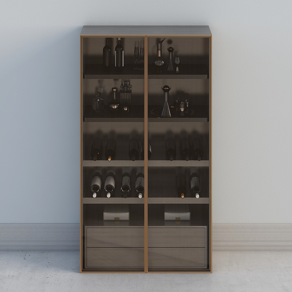 Современный винный шкаф-1