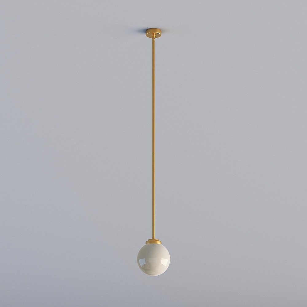 Elegant Modern Pendant Light 3D model
