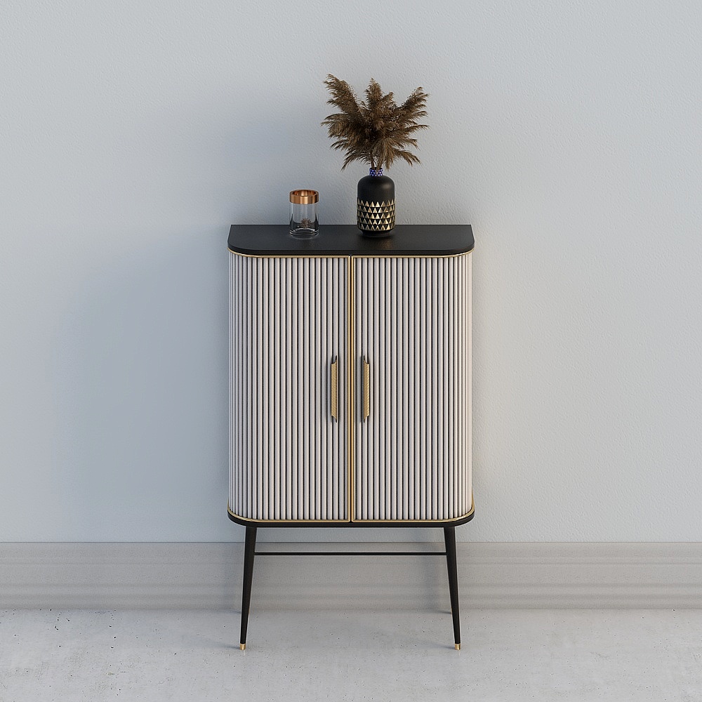 現代酒櫃裝飾櫃組合-5