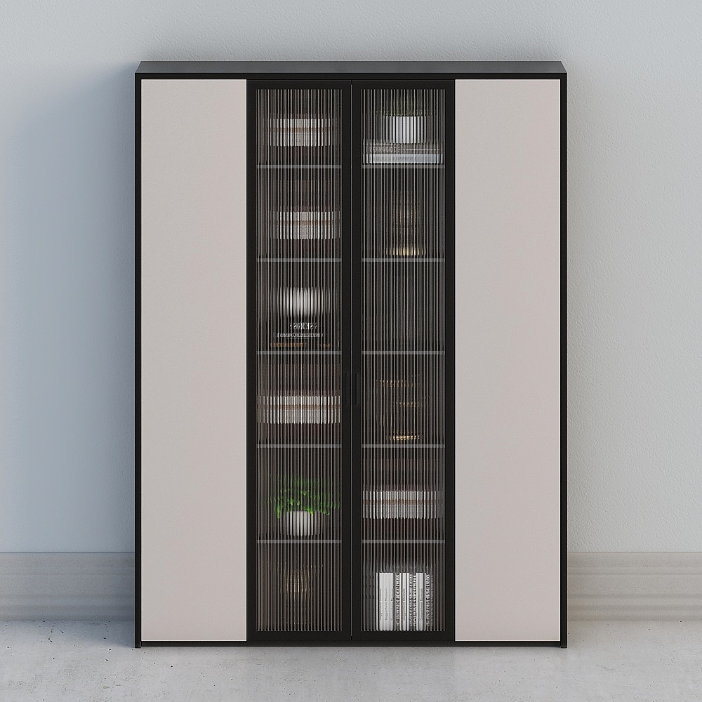 Modern wine cabinet combination-4