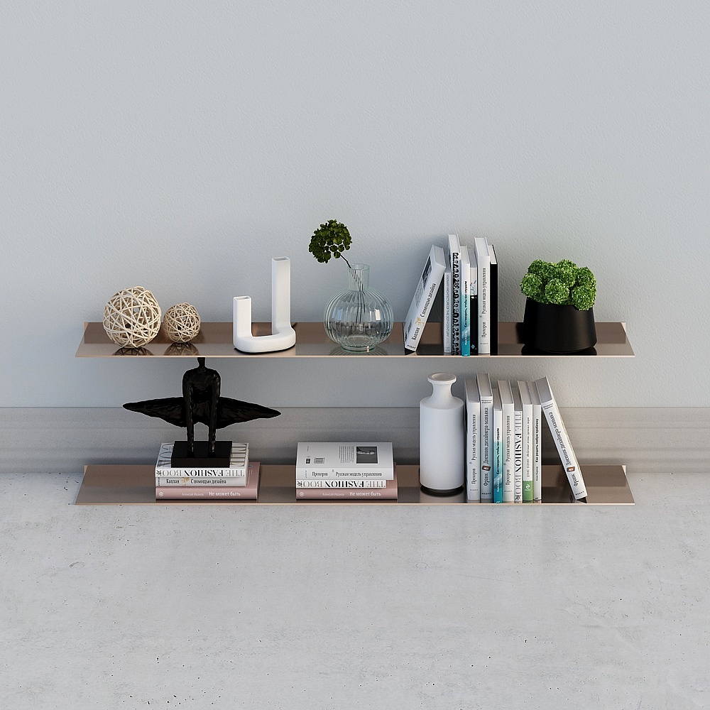 Gabinete combinado y estantería moderna