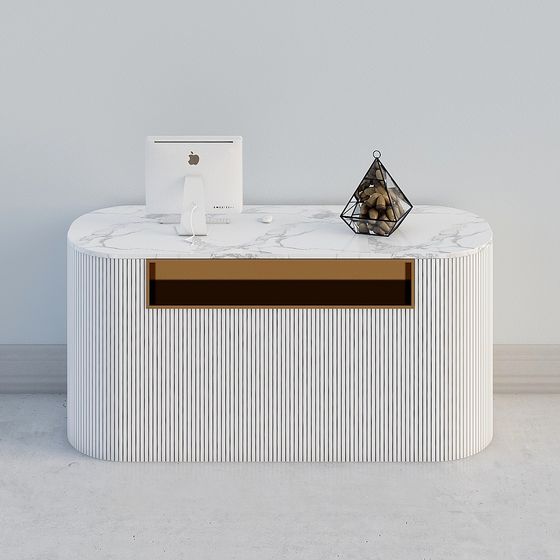 Stylish Urban Office Desk 3D model