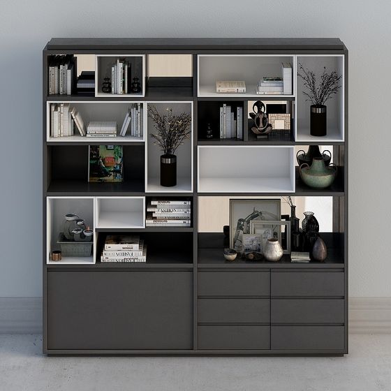 Urban Elegance Bookshelf 3D model