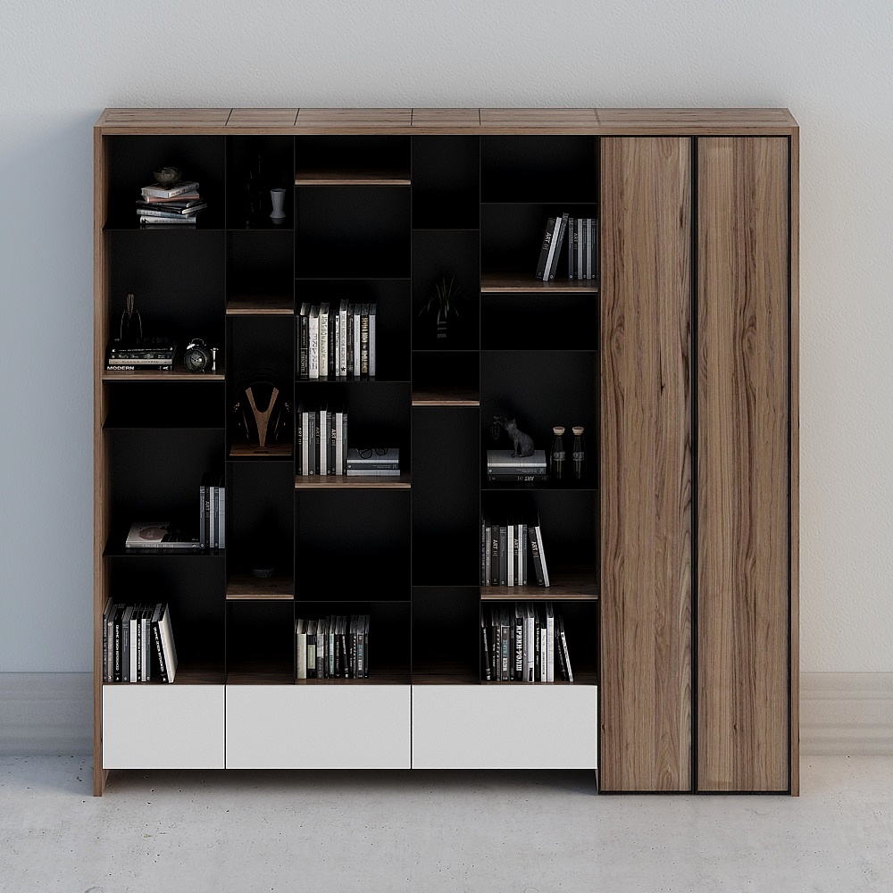 Modern bookcase combination-10