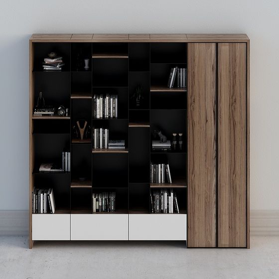 Urban Elegance Bookshelf 3D model