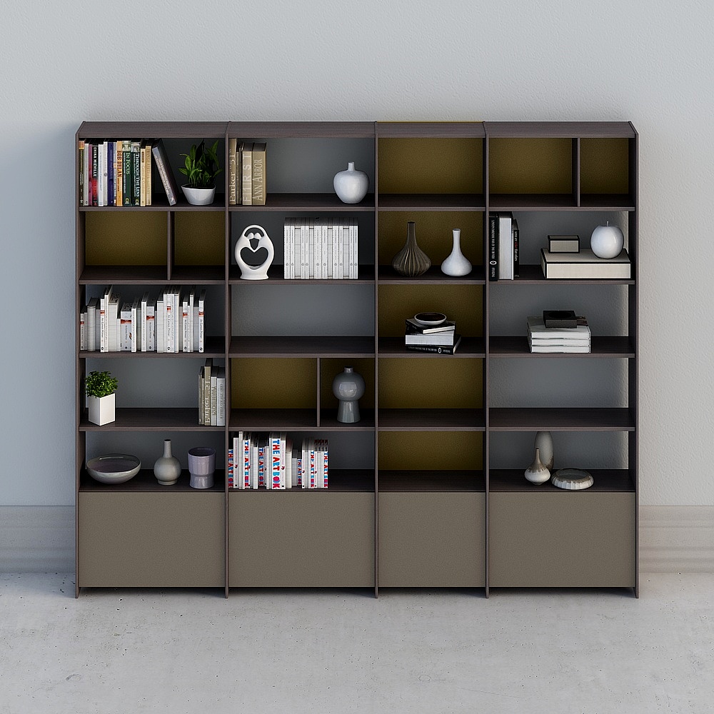 Modern bookcase combination-4