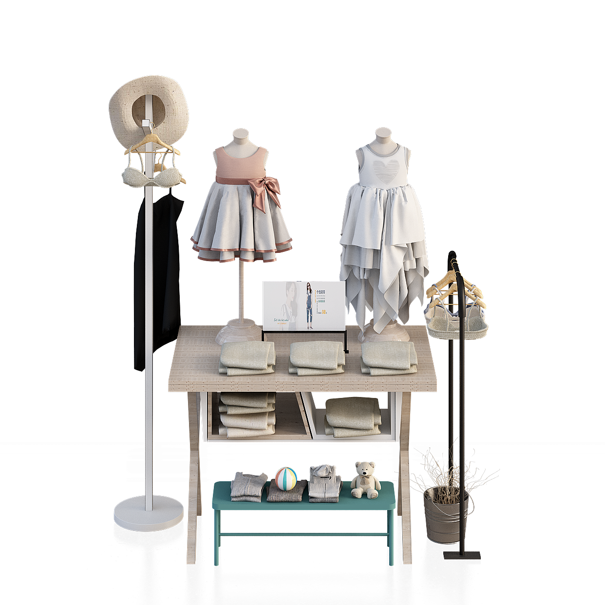 Modern Wood Color 3D Model – Clean Lines Design