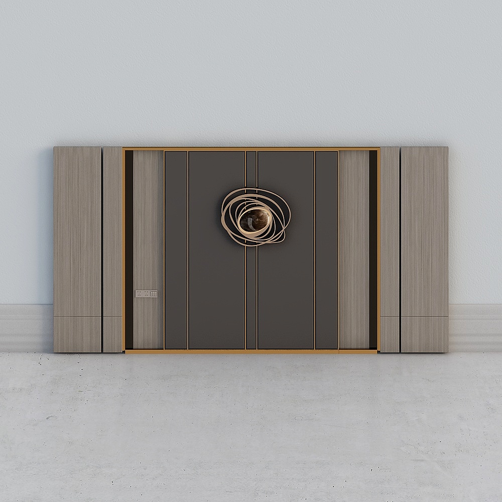 Background wall of master bedroom