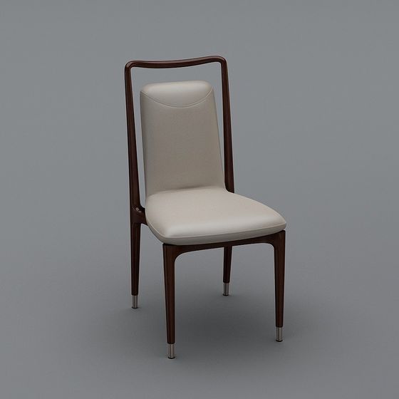 Elegant Low Poly Chair 3D model for Modern Interiors