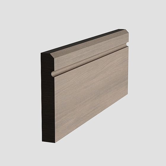 Black Skirting Line 3D Model