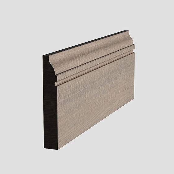 Black Skirting Line 3D Model for Stylish Interiors