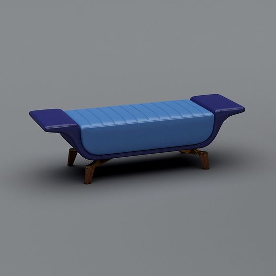 Elegant Low-Poly Chair 3D model for Creative Spaces