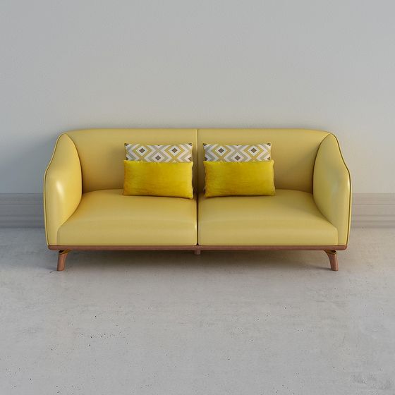 Sunbeam Sofa 3D model for Modern Spaces