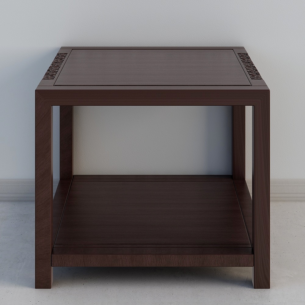 Huasongju - New Chinese series - high-quality ebony - 2001-73 square coffee table