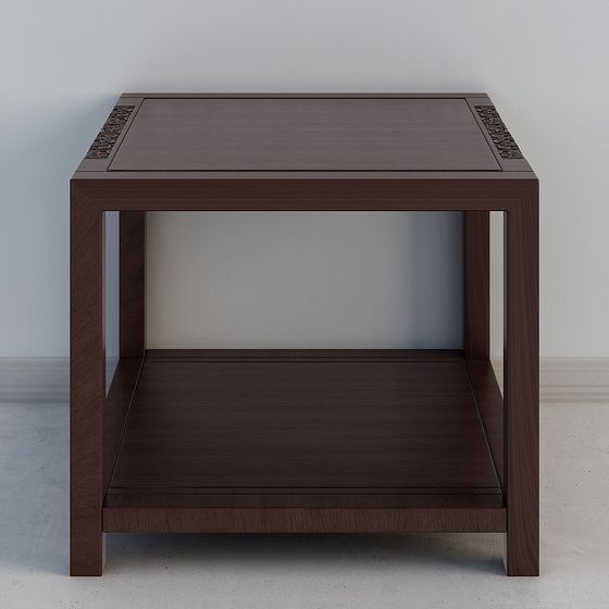 Elegant Polygonal Side Table 3D model