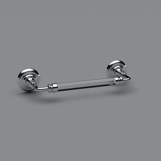 Elegant Vintage Bathroom Handrail 3D model
