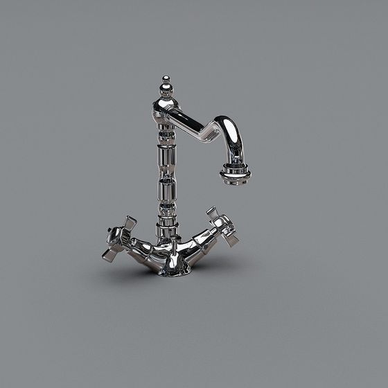 Vintage Tap 3D Model with Unique Charm