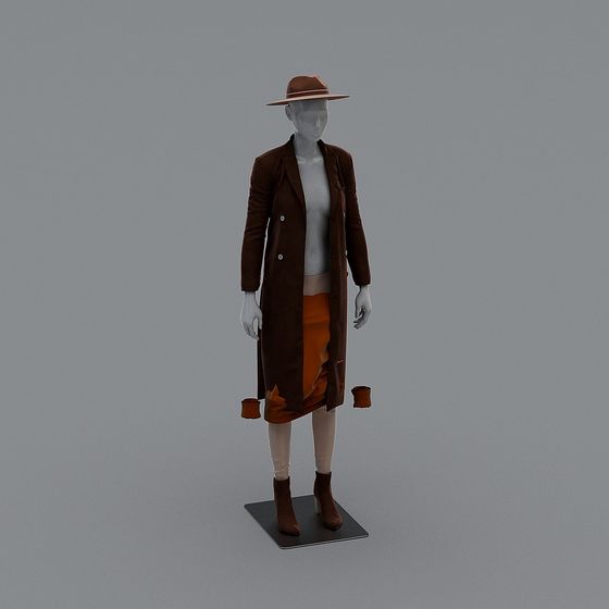 Vintage Gentleman 3D model