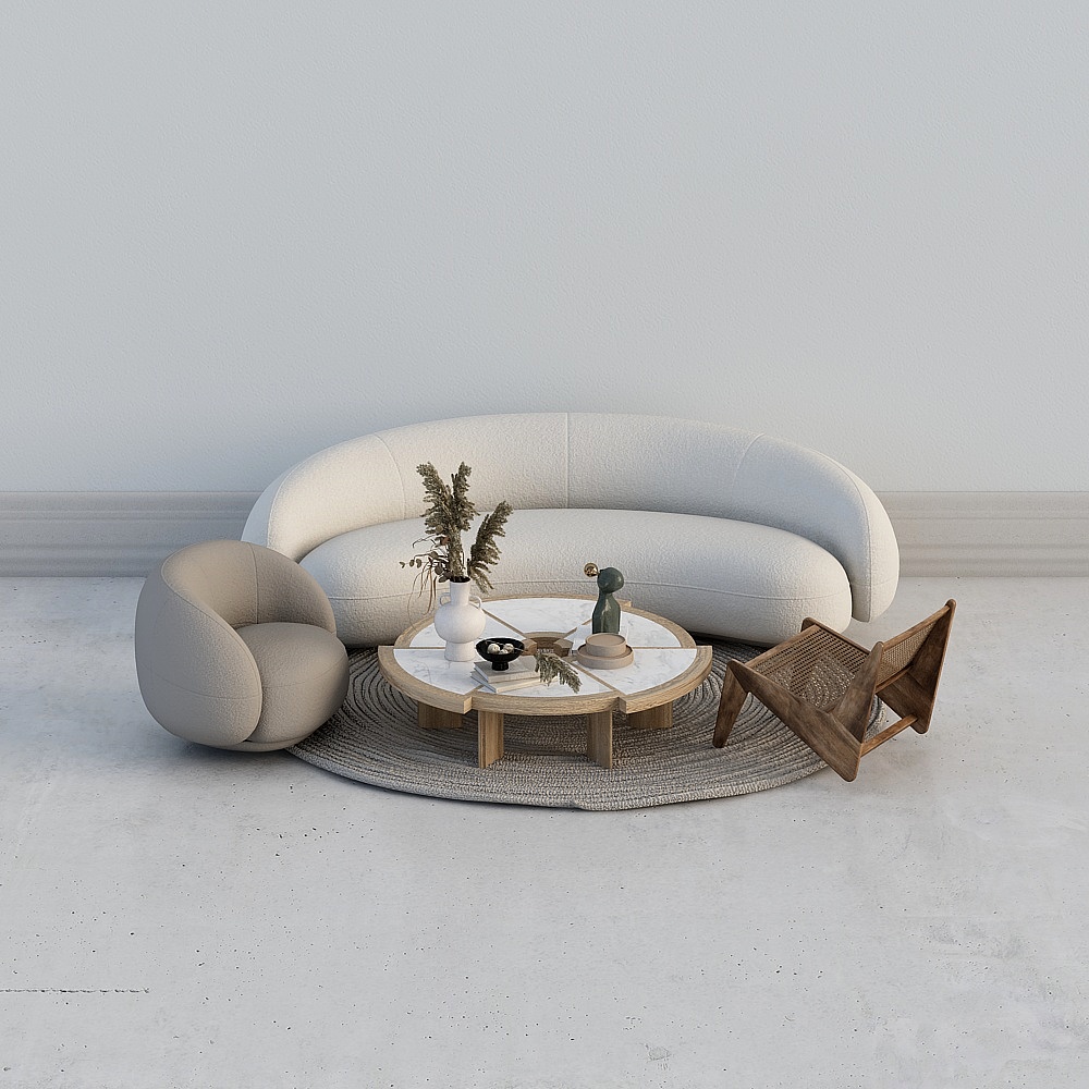 Tienda de ropa para hombres moderna - combinación de asientos informales