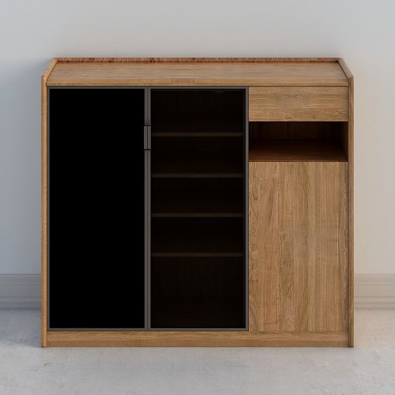 Urban Corner Storage Cabinet 3D model