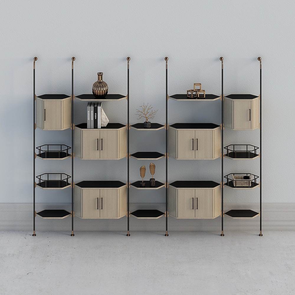 Modern shelf Cabinet Combined Cabinet