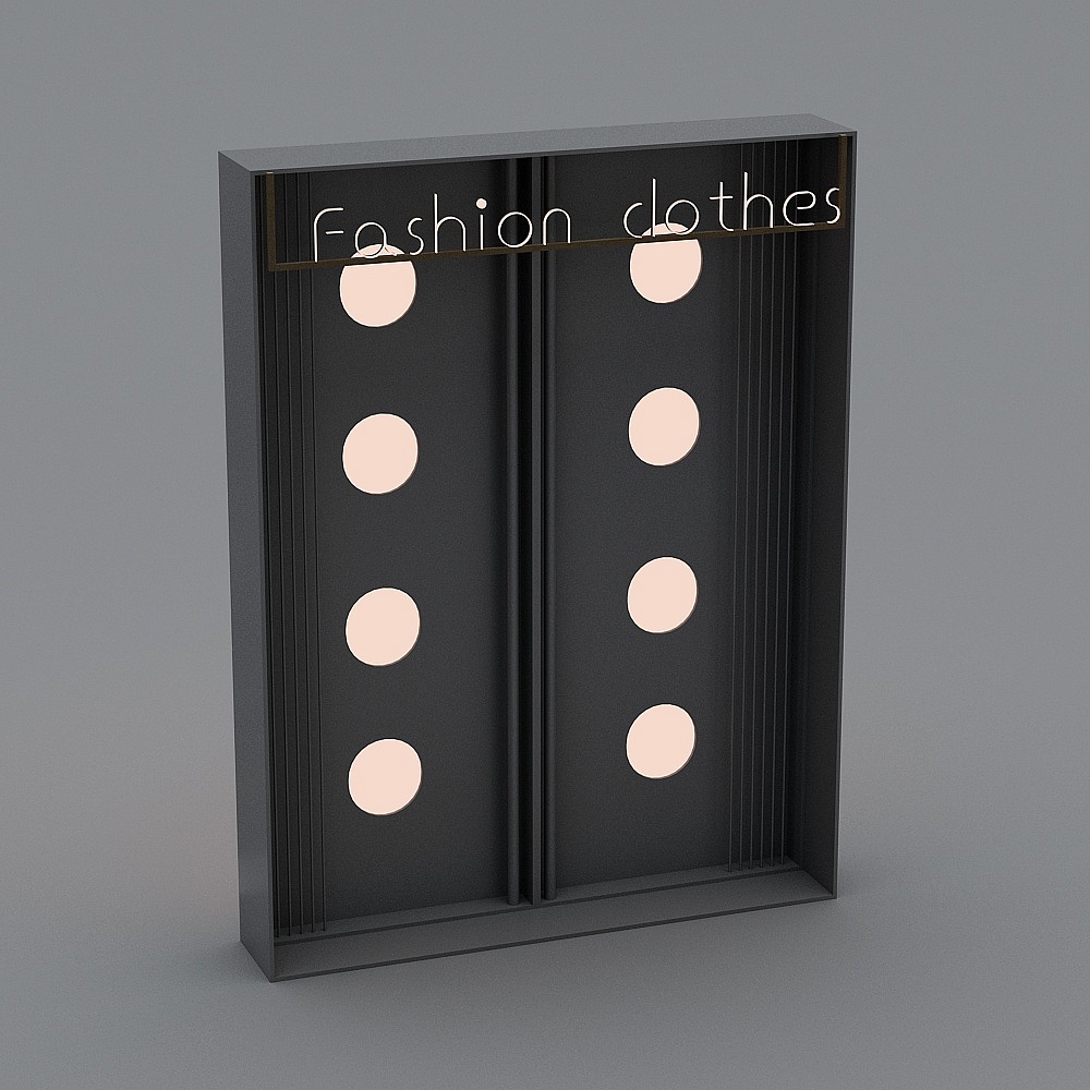 Modern window clothing façade - gate