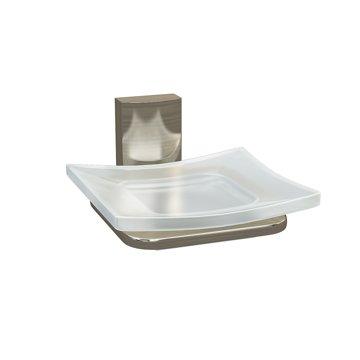 Sleek Square Glass Sink 3D Model – Minimalist Bathroom Fixture