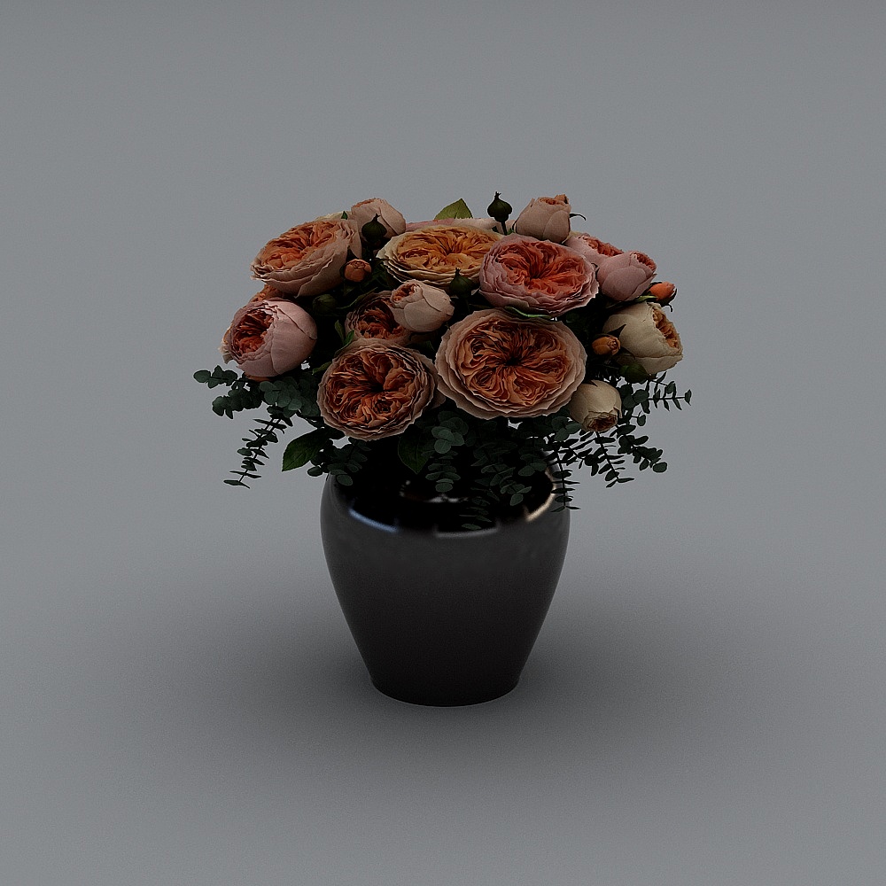 Flower beds ceramic vase