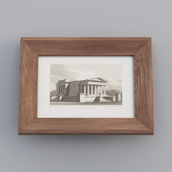 Ancient Roman Temple 3D Model