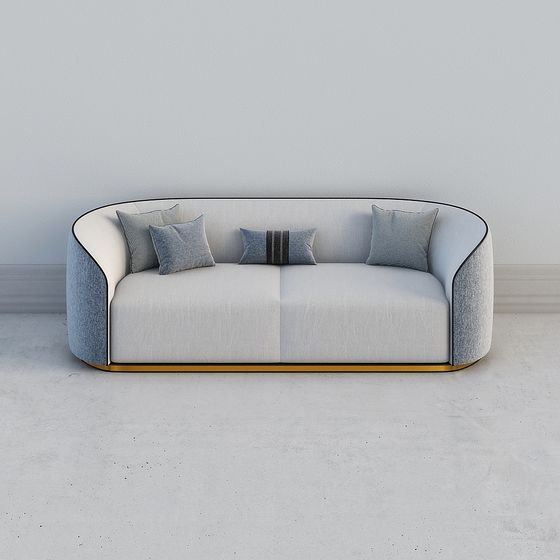 Curve Comfort Sofa 3D model