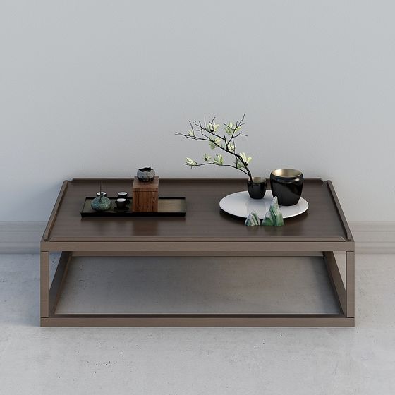 Chic Urban Coffee Table 3D model for Modern Interiors