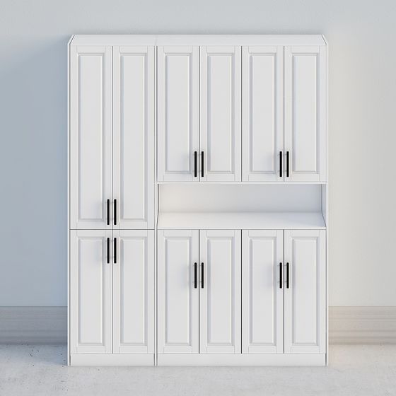 Urban Storage Cabinet 3D model for Interior Designs