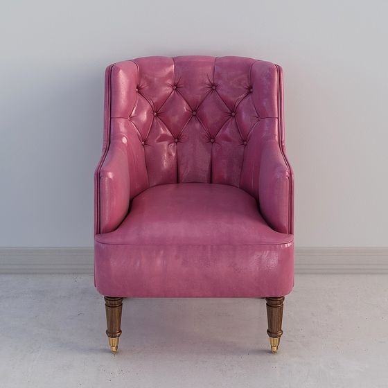 Stylish Low-Polygon 3D Seat Model