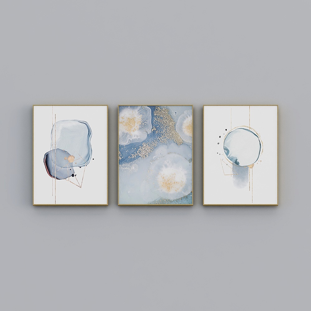 Courtesy full house with painting - living room triple - water world