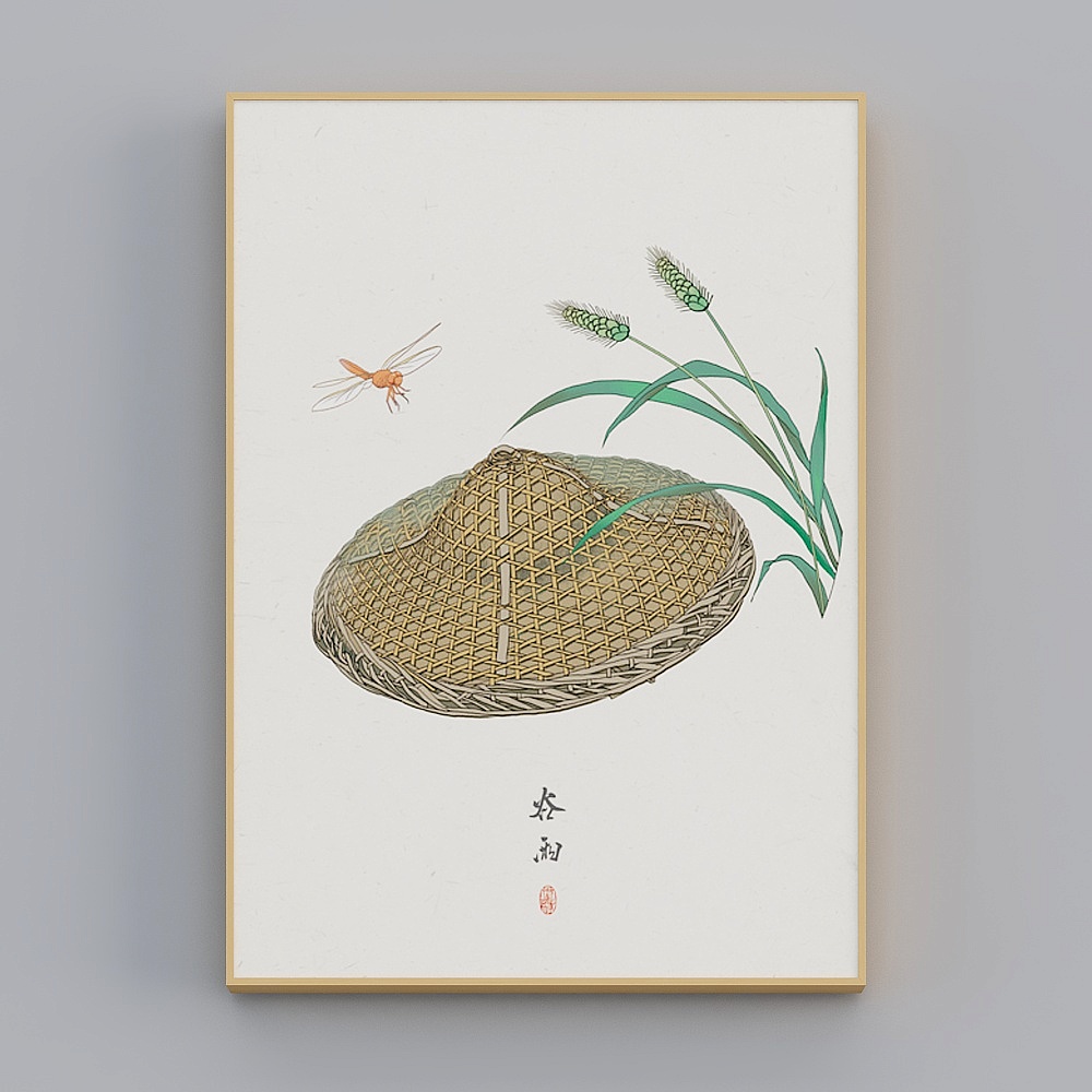 Hailong Hong - New Chinese - Living Room Bedroom Xuanguan Decorative Painting - 24 throttle Chinese ancient style hanging painting