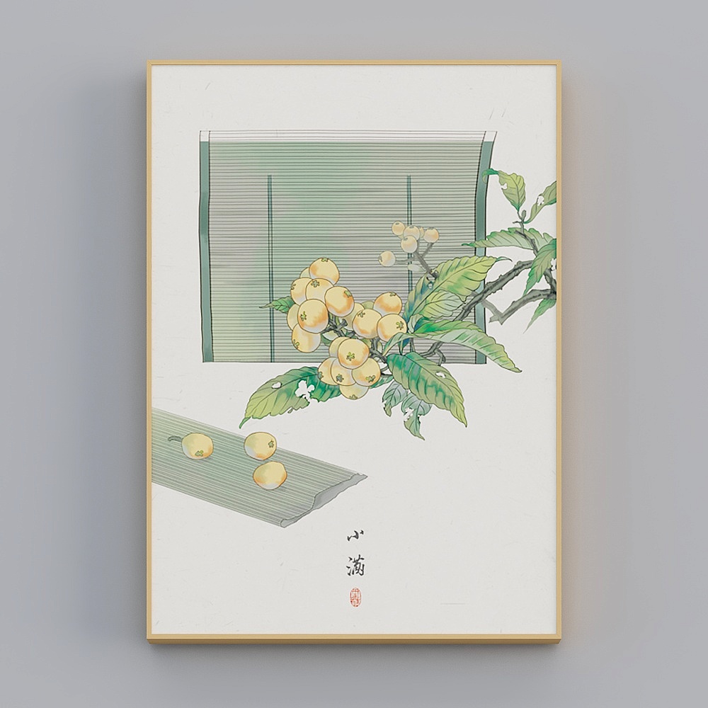 Hailong Hong - New Chinese - Living Room Bedroom Xuanguan Decorative Painting - 24 throttle Chinese ancient style hanging painting