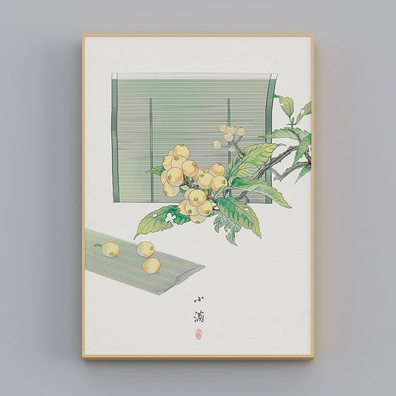 Summer Fruits 3D model - Unique Artistic Representation