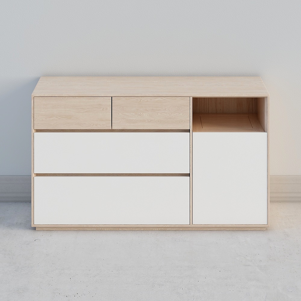 Urban Corner Storage Cabinet 3D model