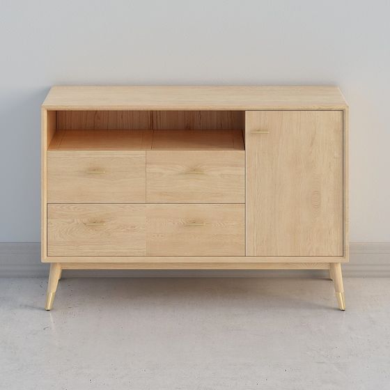 Mid-Century Modern Sideboard 3D model