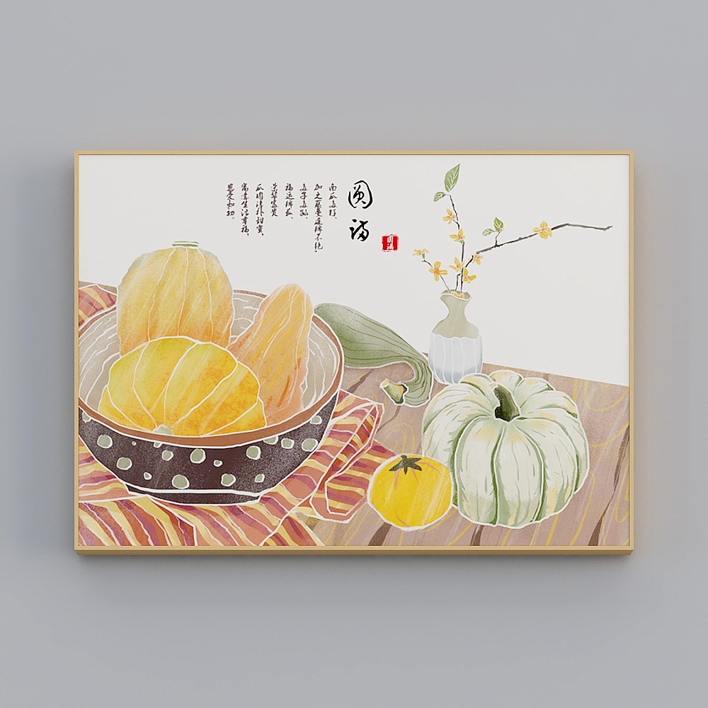 Hailong Hong -- Living Room Bedroom Hyunguan Decoration Painting - Knowledge Series