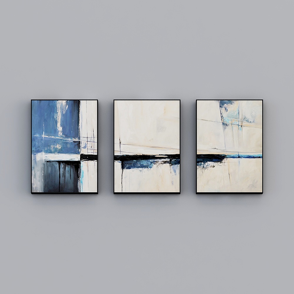 Hailong Hong - Modern Wind - Living Room Bedroom Decorative Painting - Abstract Art