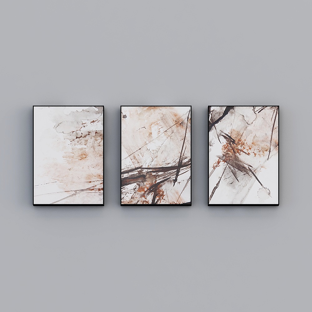 Hailong Hong - Modern Wind - Living Room Bedroom Decorative Painting - Abstract Art