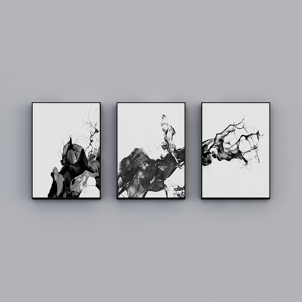 Hailong Hong - Modern Wind - Living Room Bedroom Decorative Painting - Abstract Art