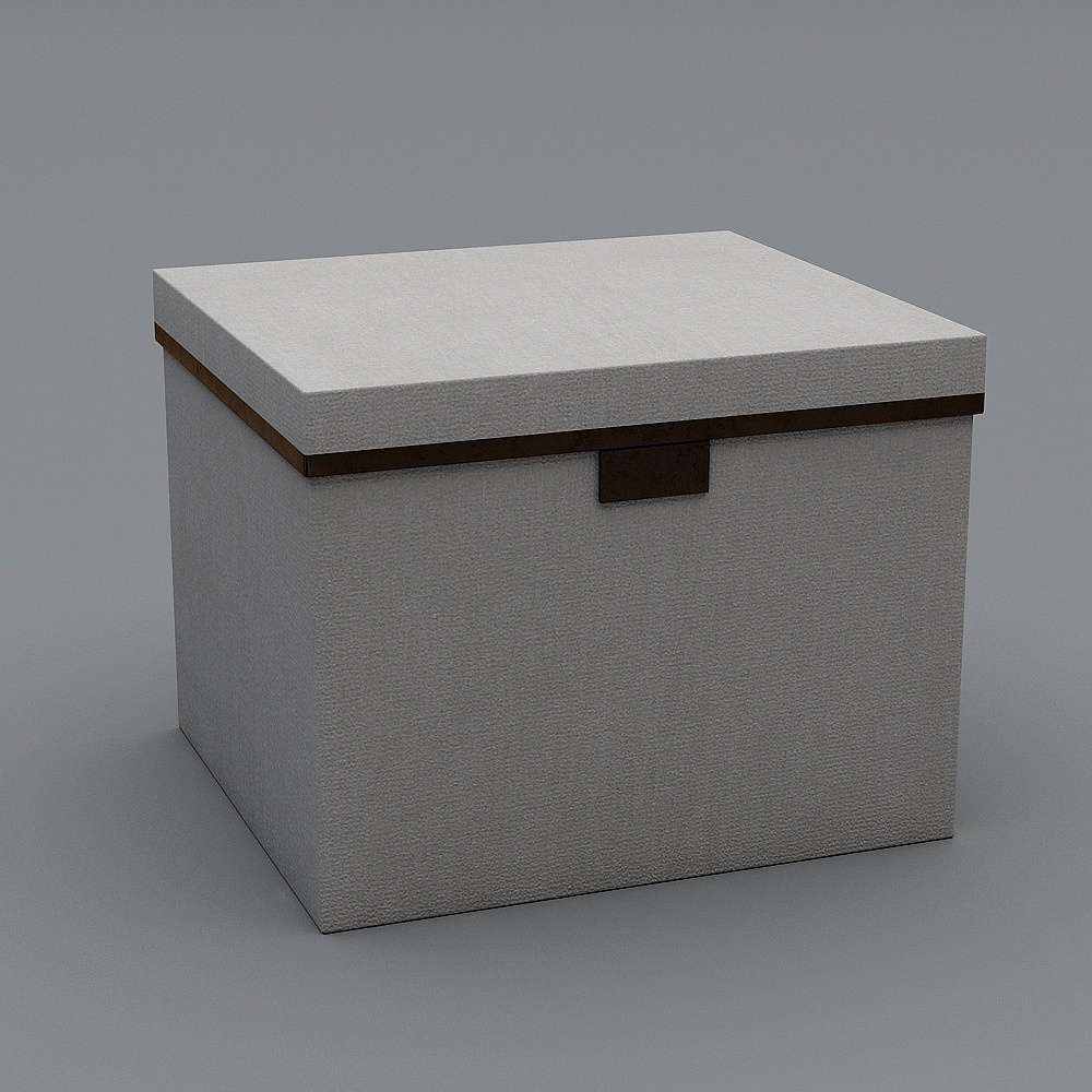 Stylish Storage Box 3D Model