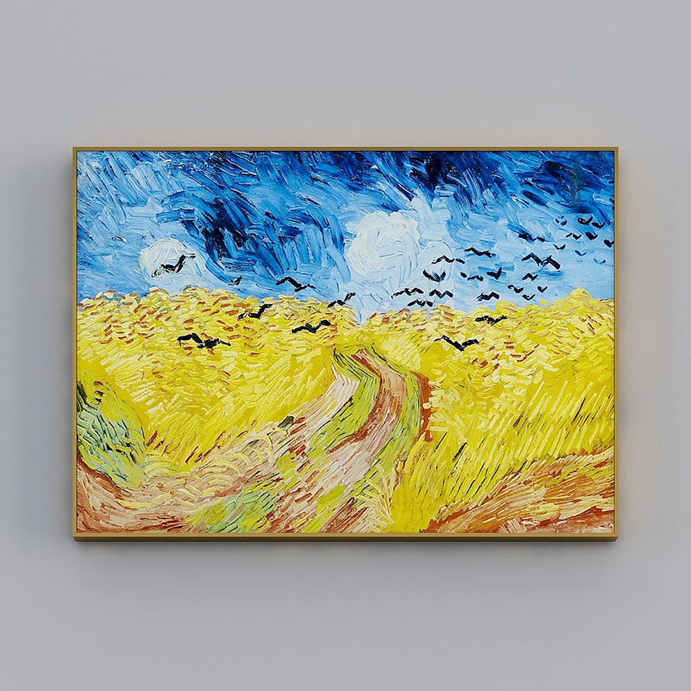 Hailong Hong - European style - living room bedroom decorative painting - Van Gogh famous painting collection