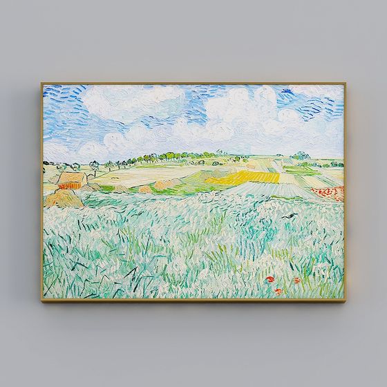 Vibrant Rural Landscape 3D model